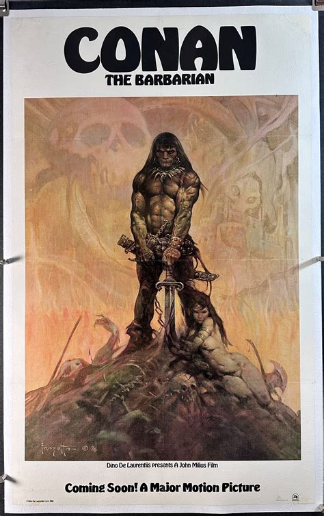 conan the barbarian movie poster|frank frazetta last painting.